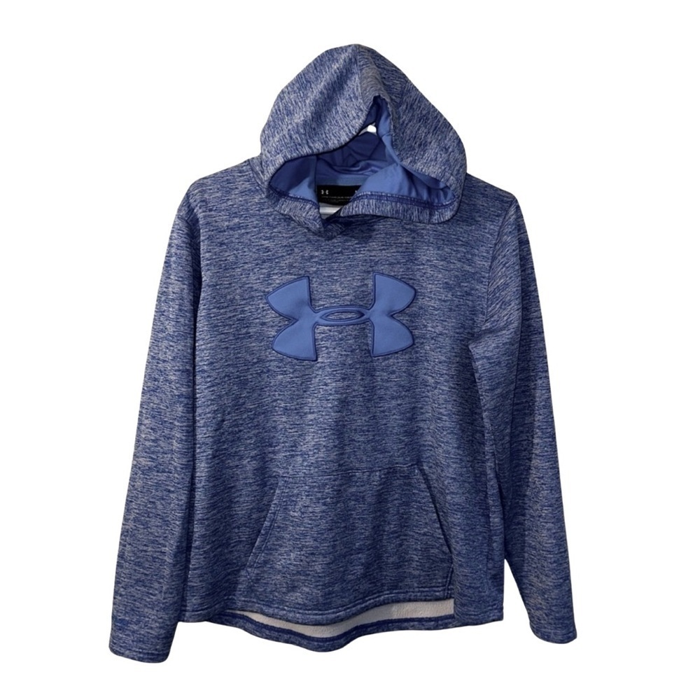 Under Armour Loose ColdGear Blue Hoodie - Size Medium